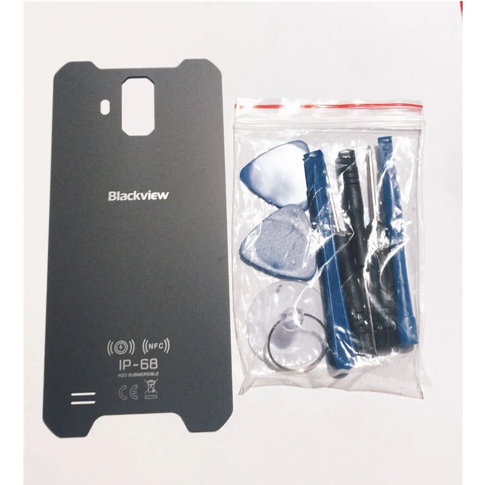 Blackview BV9600 Pro Корпус батареи задняя крышка стекло IP68 металлическая панель динамик Bateria чехол