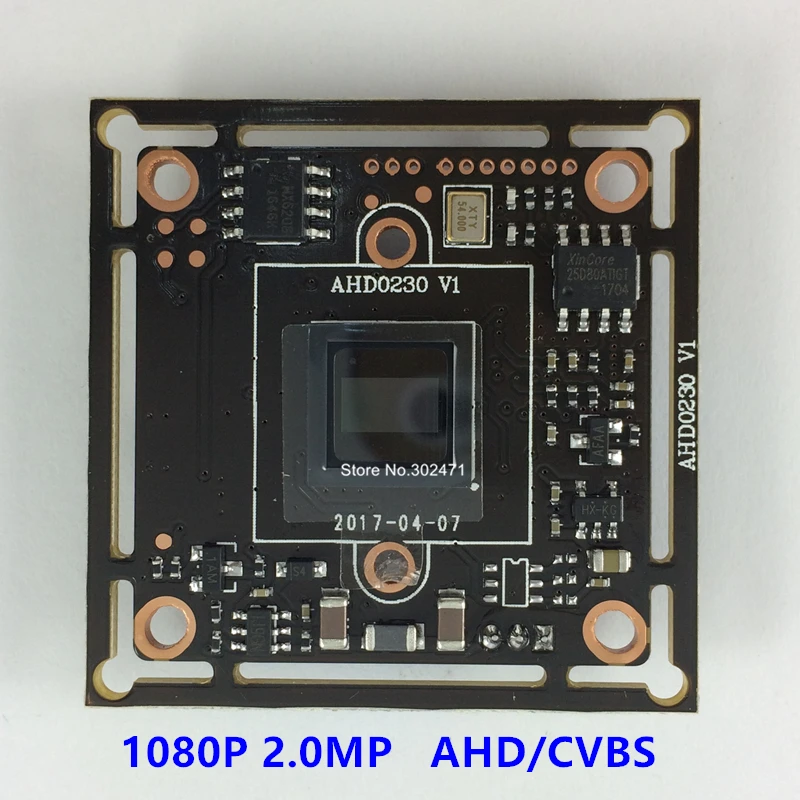 1080P 2.0MP CVBS/AHD H (1080P) 1/3 &quotAptina CMOS AR0230 + NVP2441chipset камера видеонаблюдения на процессоре DSP