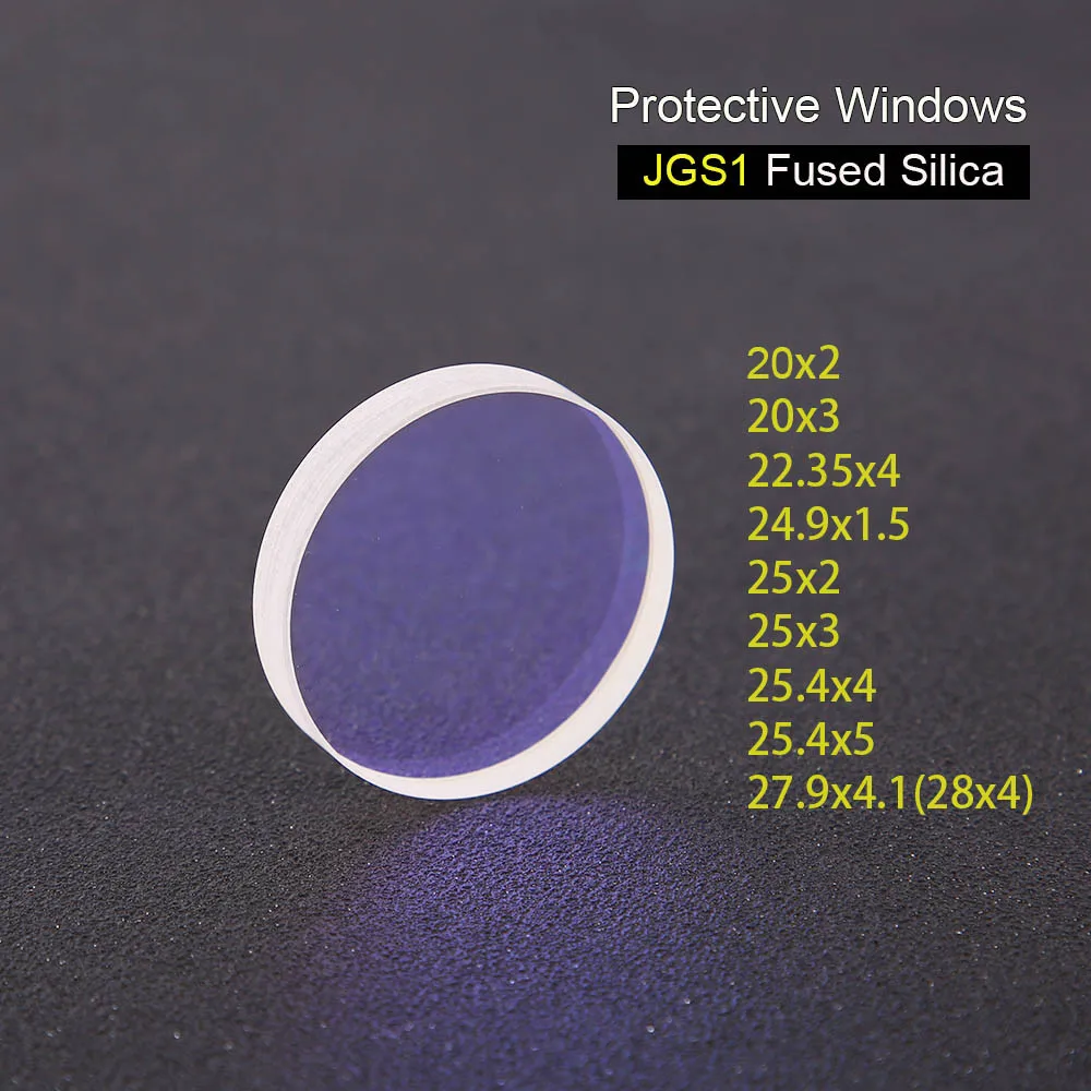 RayTools Lens AG волоконная лазерная головка Защита объектива windows 28*4 мм для 500 Вт/700 Вт/1000