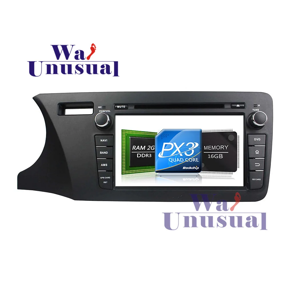 Wanuary 8 дюймов четырехъядерный 16G 2G ram Android 7 1 gps навигация для Honda City 2014 LHD радио плеер