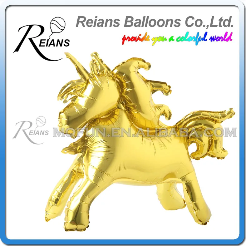 10 шт. подставка фольга Воздушные шары в форме единорога День Рождения украшения