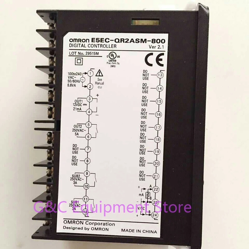 1 шт. новый контроллер температуры E5EC-QR2ASM-800 E5ECQR2ASM800 100-240VAC в коробке | Обустройство