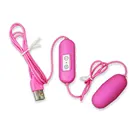 Женский Вибратор-яйцо PINK USB, пуля-мастурбатор, Стимулятор точки и клитора, Анальная пробка, интимные аксессуары
