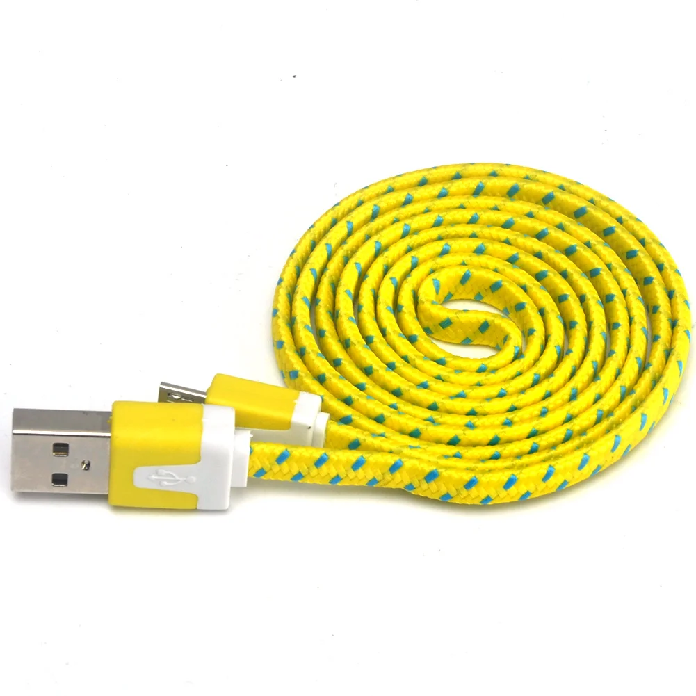 Мини разъем 3 фута веревка Micro USB быстрое зарядное устройство провод для зарядки