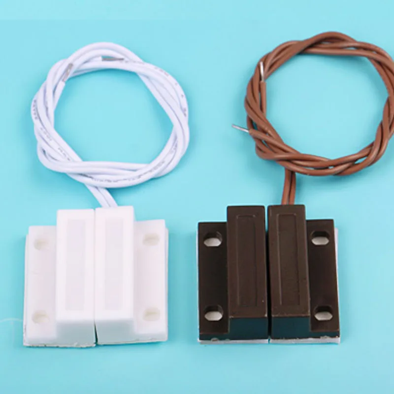 1 pair M-38A/R-33A normally open(NO) Wired Door Window Sensor Magnetic Switch Home Alarm System for gsm pstn alarm | Безопасность и