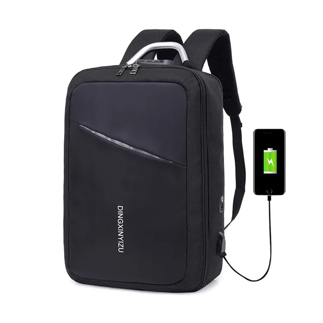 Новая сумка для ПК 13 14 15 дюймов рюкзак с USB кабелем ноутбука компьютера школьная