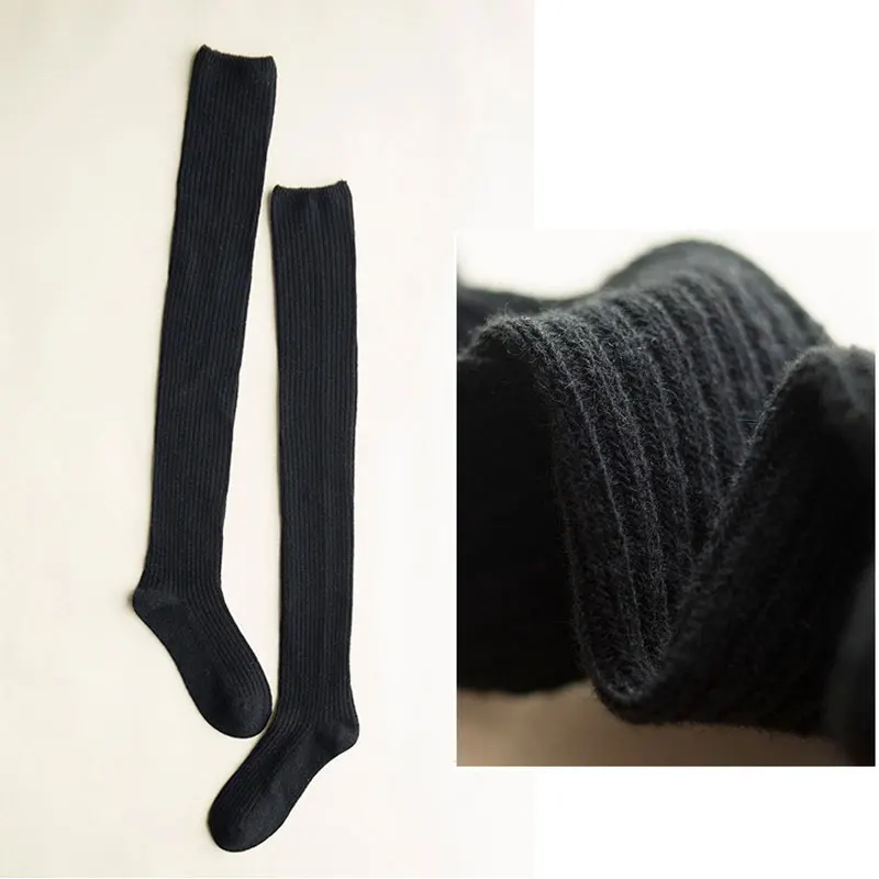 Новинка 2017 года Модные женские чулки пикантные теплые Гольфы выше колена длинные