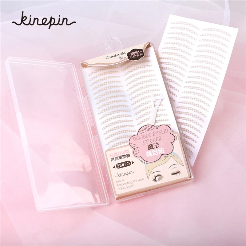 Лента для век "384 шт Lace Mesh Thin Stripe Big Eyes Invisible Double Fold Shadow Sticker Tools".