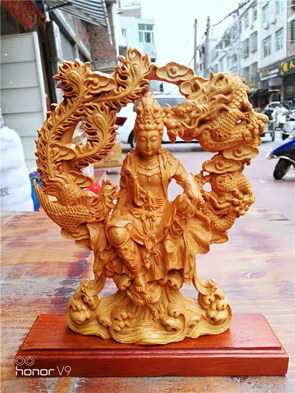 

Новинка от yabai longfeng chengxiang avalokitesvara, индивидуальное украшение, офисная мебель, автомобильное размещение, свободное двустороннее лицо Бодхиса...