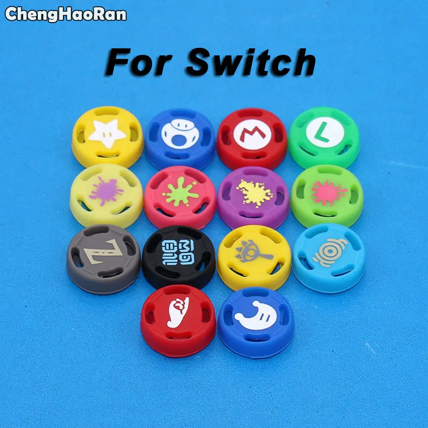 ChengHaoRan 2 шт Силиконовые аналоговые ручки для большого пальца крышки Nintendo