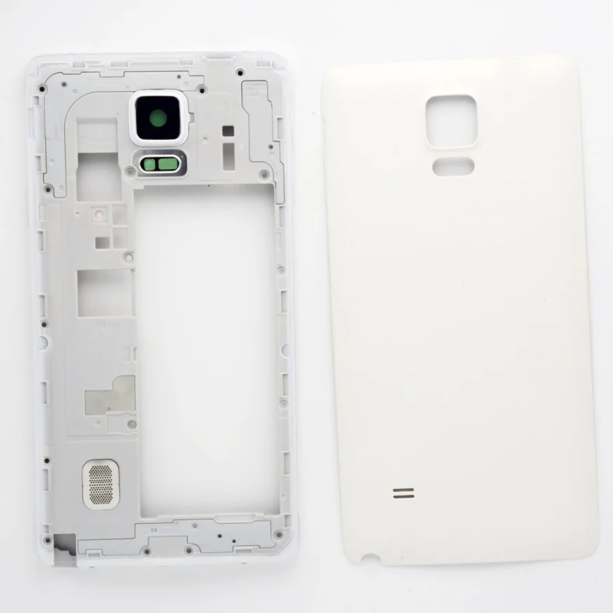 Запасные части для samsung Galaxy Note IV 4 N910F/M/C/T/A задняя крышка + средняя рамка Корпус