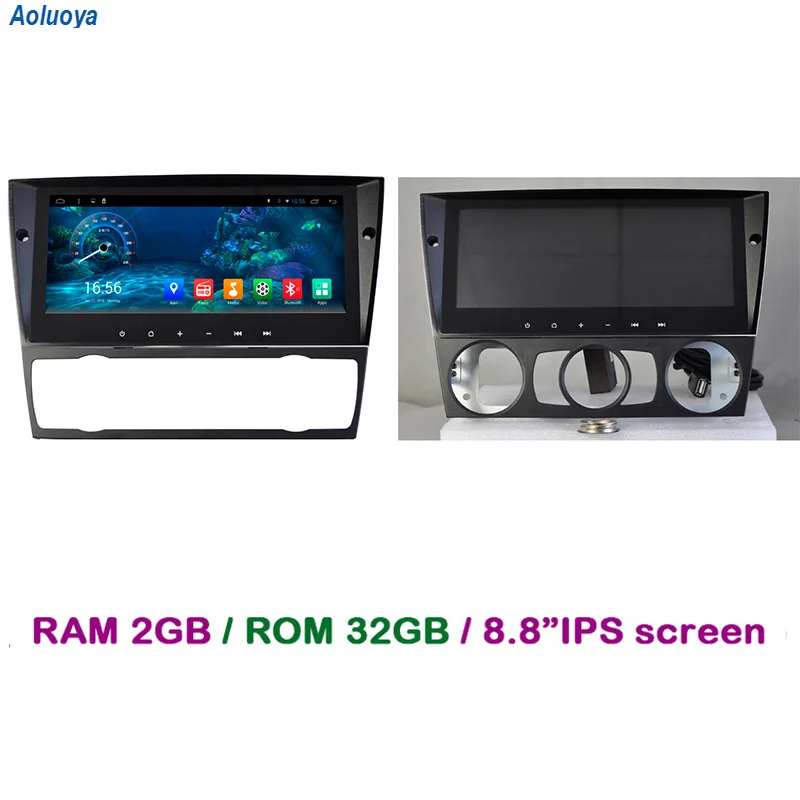 Aoluoya RAM 2 ГБ + 32 Android 7 1 автомобильный Радио DVD GPS плеер для BMW 3 серии E90 E91 E92 E93 2005 2012