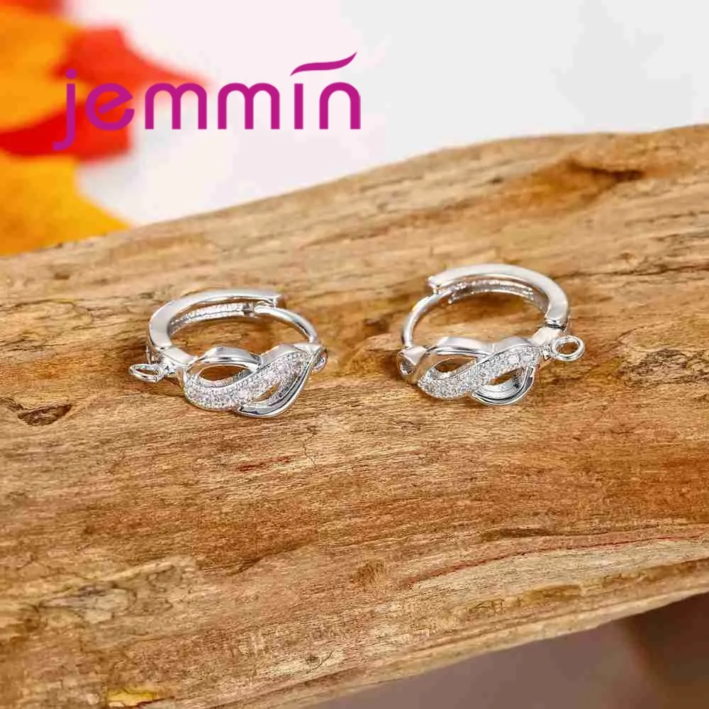 Серьги-кольца женские из серебра 925 пробы с музыкальными нотками | Украшения и