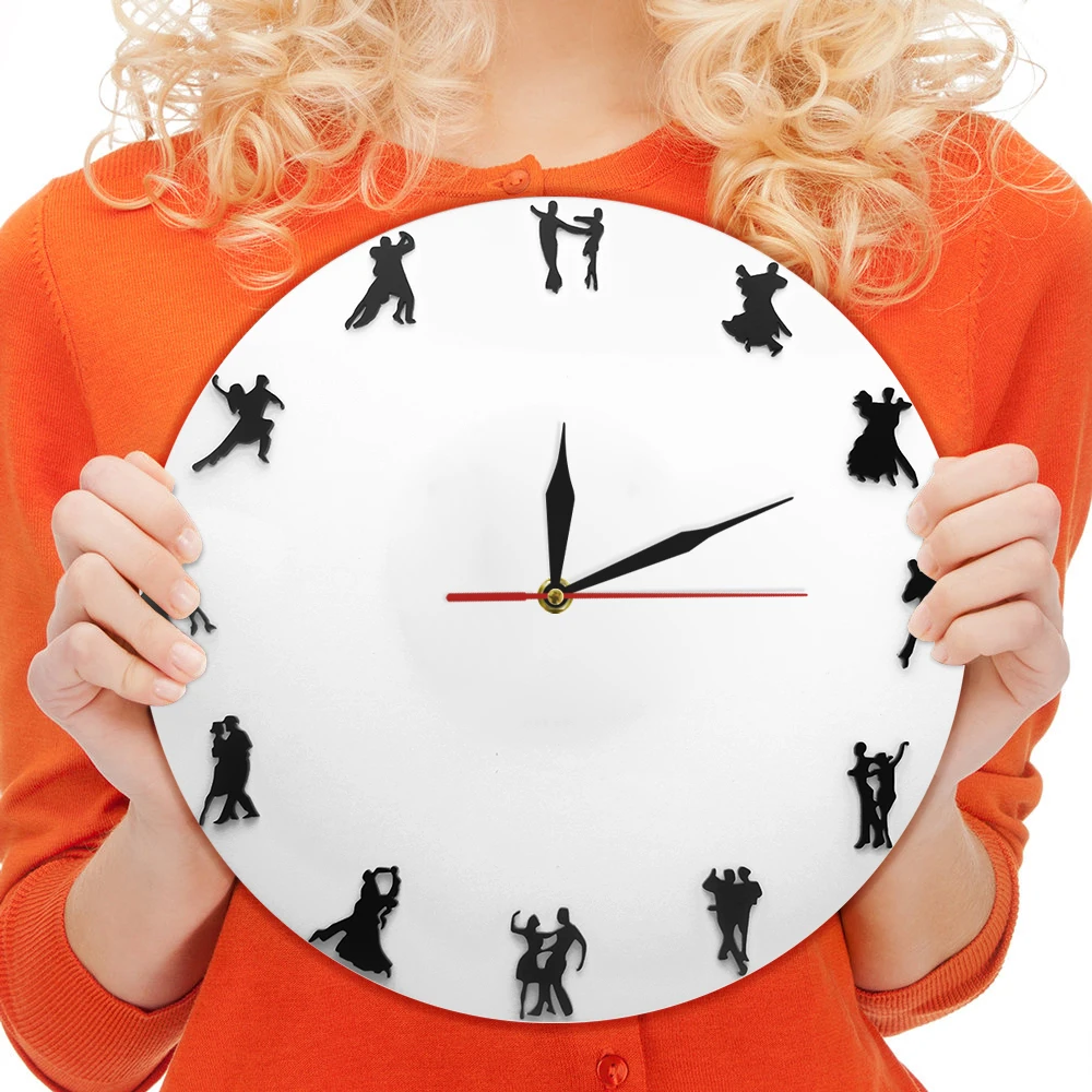 1 штука парные танцевальные настенные часы вальс знаковые современные Танго