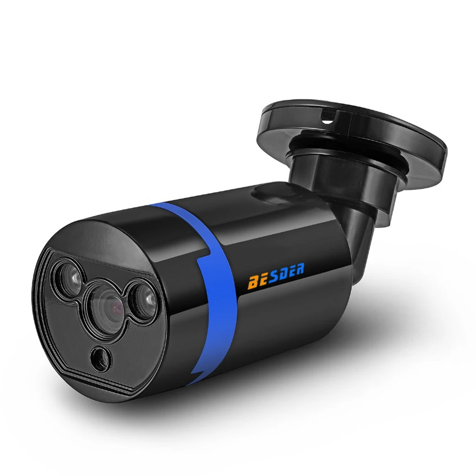 Besder 48 В poe ip onvif Камера HD 720 P 960 1080 (hi3516c + sc2035) из Металла Водонепроницаемый Outddor IP P2P