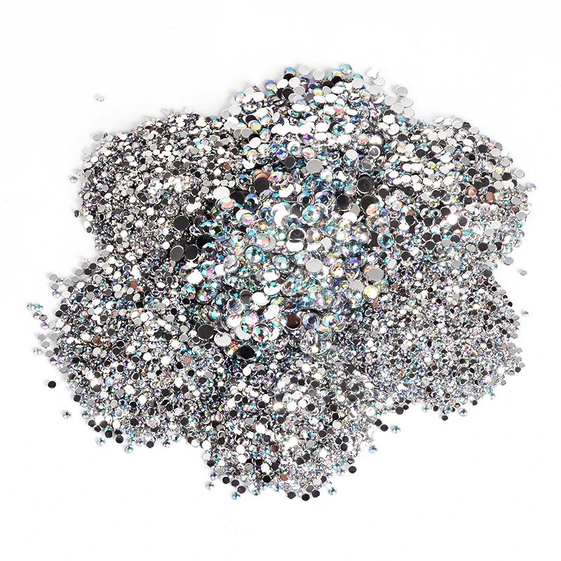 1000 шт. стразы для дизайна ногтей разные размеры | Красота и здоровье