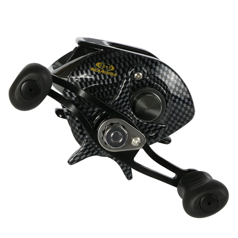 Высокоскоростная катушка для заброса приманки с передаточным числом 12 + 1