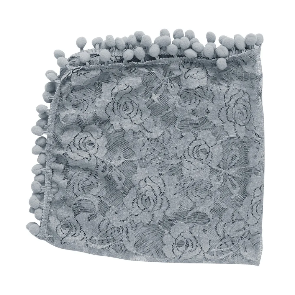 

Newborn Baby Toddler Tassel Lace Wrap Cloth Photo Photography Prop Blanket Rug