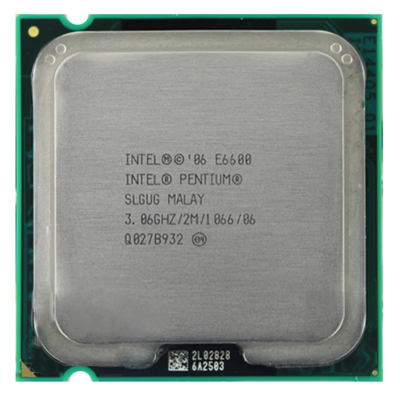 Оригинальный процессор E6600 (3 0 ГГц/2 м/1066 ГГц) разъем 775 бесплатная доставка |