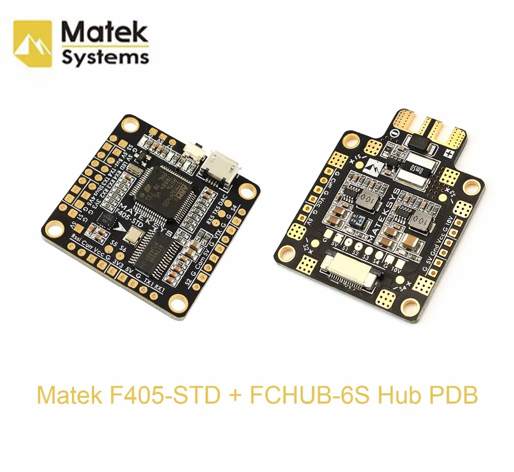 Матек F405 STD STM32F405 Полет контроллер + матек FCHUB 6S концентратора Мощность