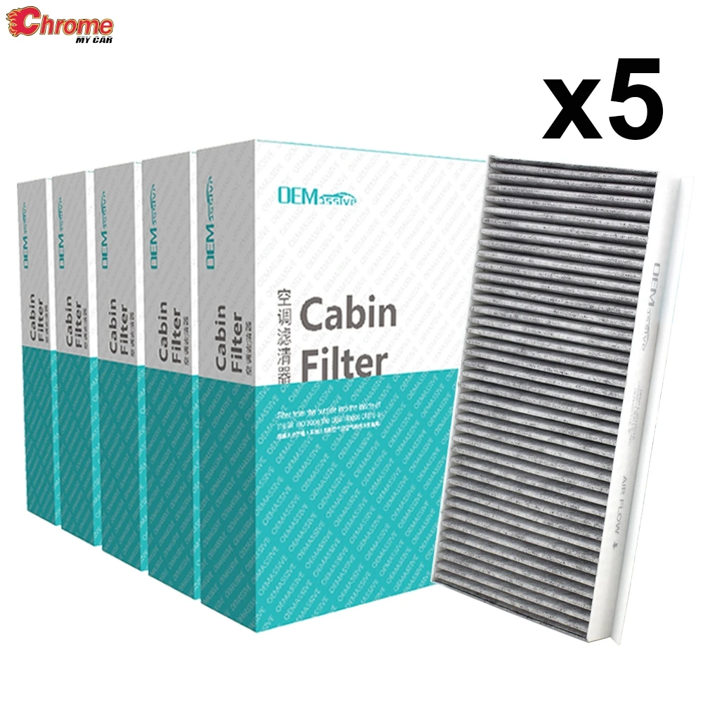 

5x Car Accessories Pollen Cabin Air Conditioning Filter For Ford Transit Connect Focus 2000 2001 2002 2003 2004 XS4Z-19N619-AA