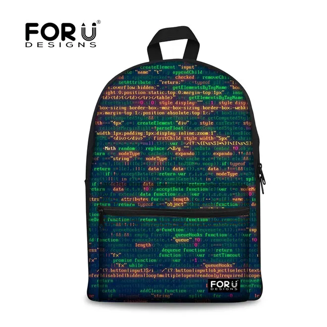 FORUDESIGNS/для женщин рюкзак Панк DJ музыка печати рюкзаки для подростков обувь девочек и мальчиков проигрыватель дизайн Mochila Feminina - Цвет: Сливовый