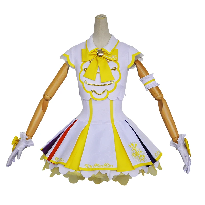 Аниме Lovelive Косплей аркадная игра 4 четвертого поколения Hoshizora Rin Костюм Униформа