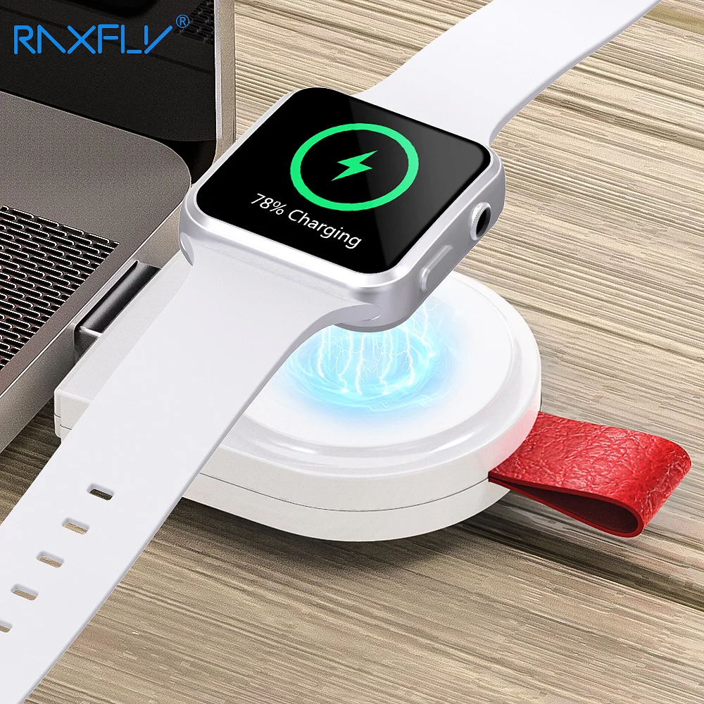 RAXFLY Беспроводное зарядное устройство для Apple Watch 3 4 магнитное док станция i Series 1 2