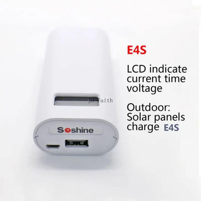 soshine e4s 18650 lcd usb mobile charger power bank diy battery power charge box for iphone ipad ipod android smartphones free global shipping