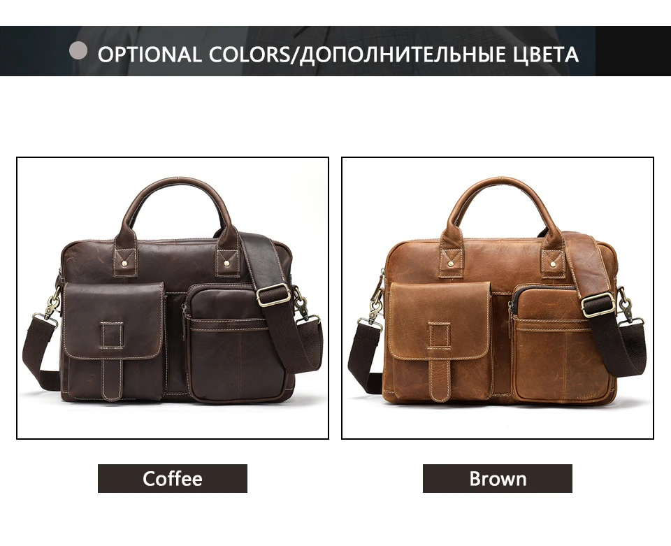 WESTAL, мужской портфель, мужская сумка из натуральной кожи, сумка для ноутбука, Офисные Сумки для мужчин, деловой портфель для документов, сумка 8503