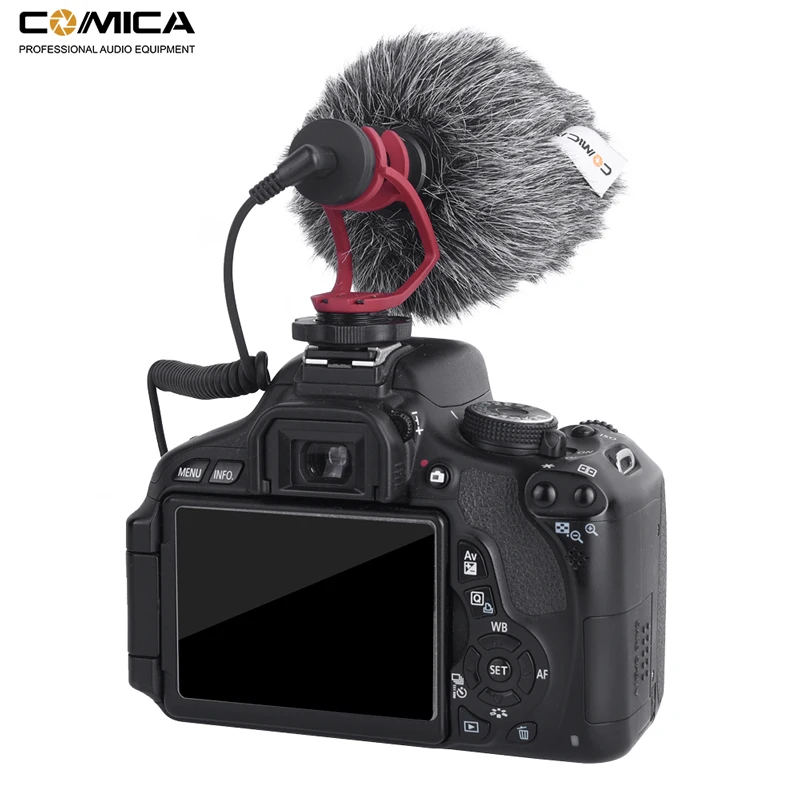 Comica CVM-MF3 высококачественный микрофон Dead Cat Wind Muff для RODE Video Micro COMICA CVM-VM10II, для BOYA BY-MM1 и т. Д