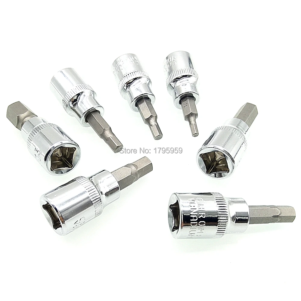 Отвертка ударная шестигранная 3/8 дюйма 7 шт./комплект|tool tool|set piecescrewdriver socket set |