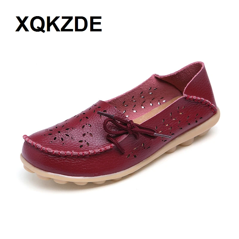 XQKZDE/Женская обувь на плоской подошве из искусственной кожи 9 цветов 2018 г. Балетки