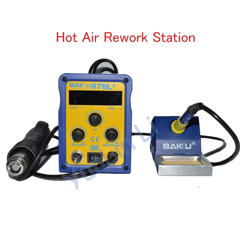 Hot Air Welding Station BK-878L2 Led Digital Display Hot Air Rework Station With Soldering Iron And Heat Gun