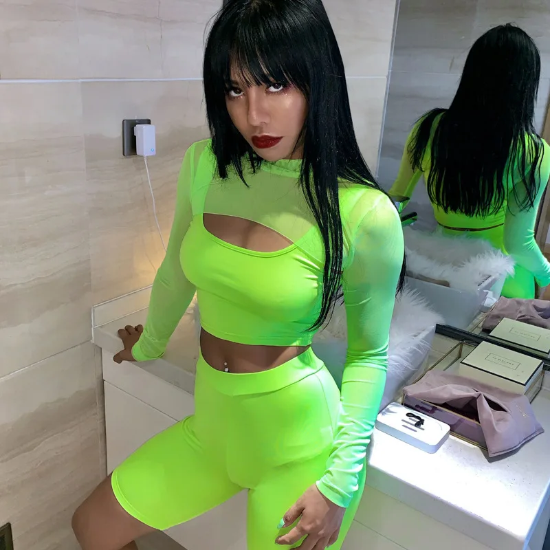 Женские спортивные костюмы для йоги топы с длинными рукавами и вырезами