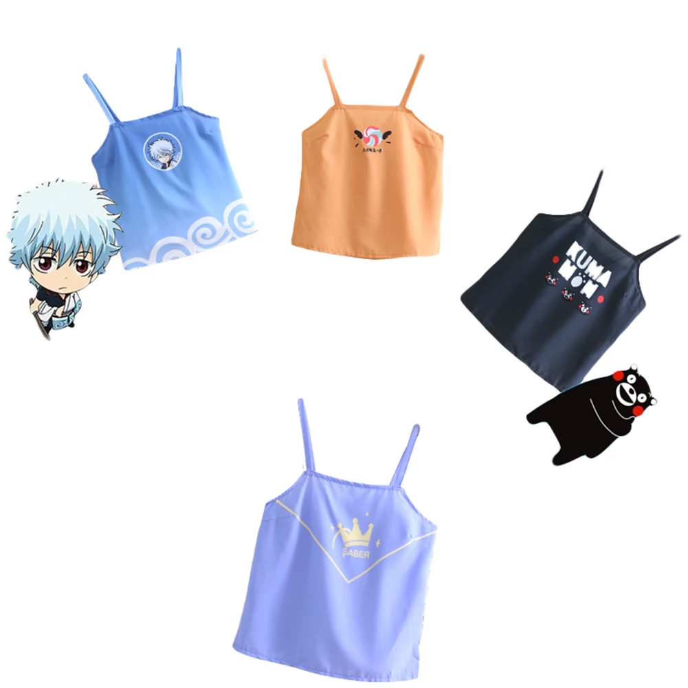 Brdwn FATE Onmyoji Gintama haikyuu Sasuke Kazuto Miku Kumamon hoppou seiki Mikazuki Munechika жилет для косплея Camisole |