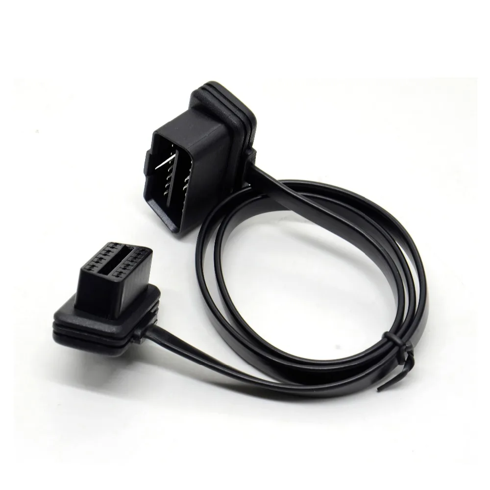 2019 OBD2 16Pin Женский удлинитель открывающийся кабель автомобильный диагностический