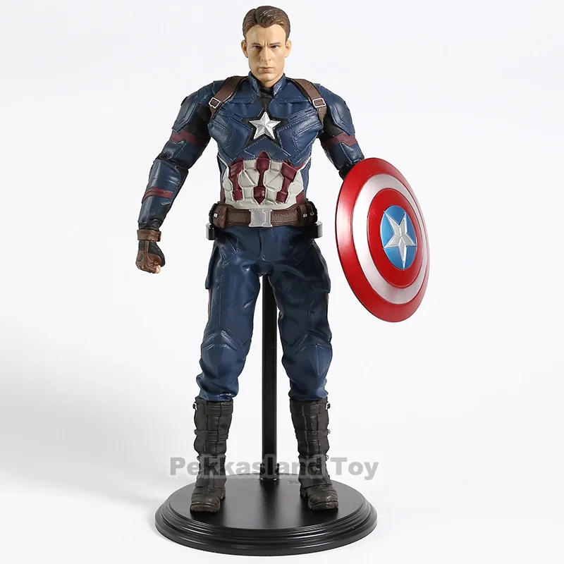 Captian Мстители из комиксов Marvel Infinity War Тор Капитан Америка фигурка железного человека ПВХ Коллекционная Фигурка Тора модель игрушки - Цвет: Captian