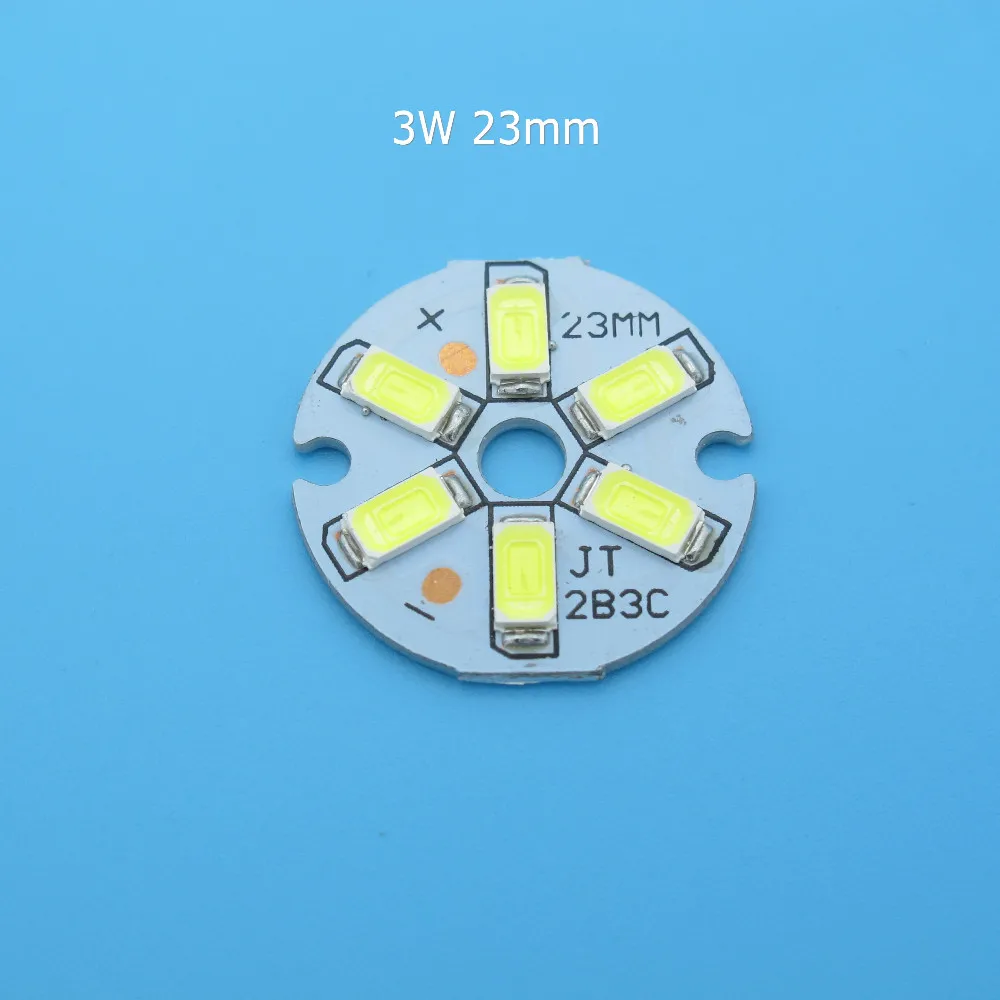 10 шт. SMD5730 светодиодный PCB 2 Вт 3 Вт 20 мм 23 мм 32 мм 40 мм 44 мм белый/натуральный белый/теплый белый светодиодный светильник