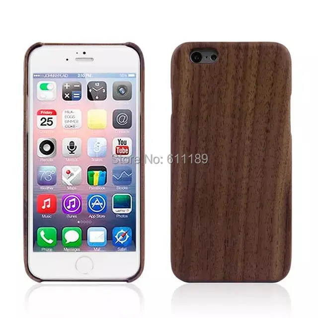 Телефон чехол дерево кожи узор жёсткая роскошь для Apple iphone 6 4 7 '' |