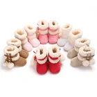 Ботинки с мягкой подкладкой, зимние, для девочек 0-1 года