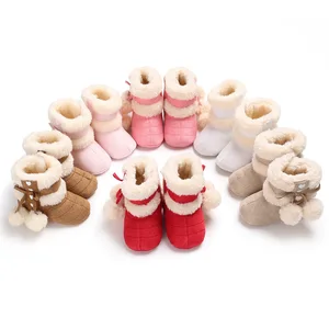 Ботинки с мягкой подкладкой, зимние, для девочек 0-1 года