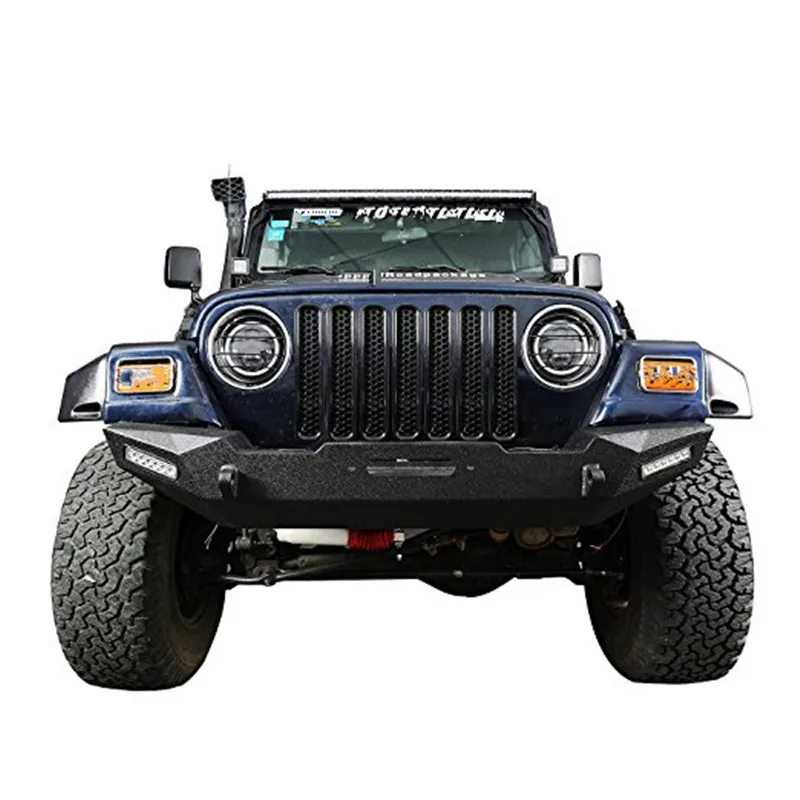 7 шт. Черный abs передняя решетка сетки вставьте крышку комплект для Jeep Wrangler Rubicon