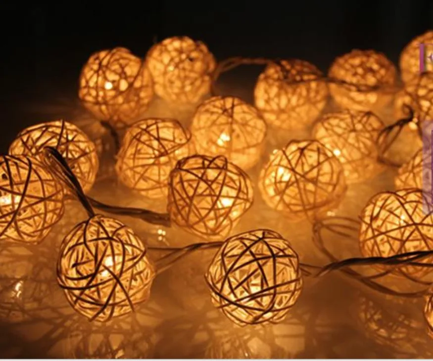 Гирлянда из ротанга Sepak Takraw с 30 светодиодами 3 м|3m fairy lights|outdoor decorative lampsfairy light lamps |