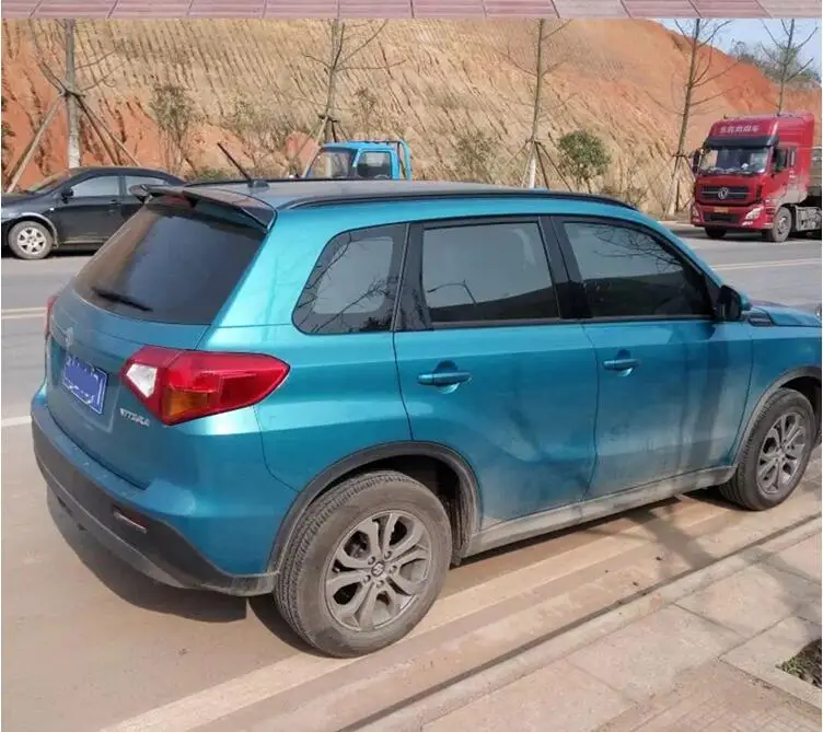 Новый краски заднего крыла багажник спойлер для 16 17 18 Suzuki Vitara 2016 2018 2017 быстро EMS |