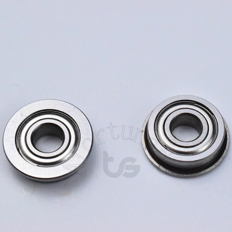 Flange Bearing 10pcs F695ZZ 5*13(15)*4(mm) free shipping chrome steel Metal Sealed High speed Mechanical equipment parts | Обустройство