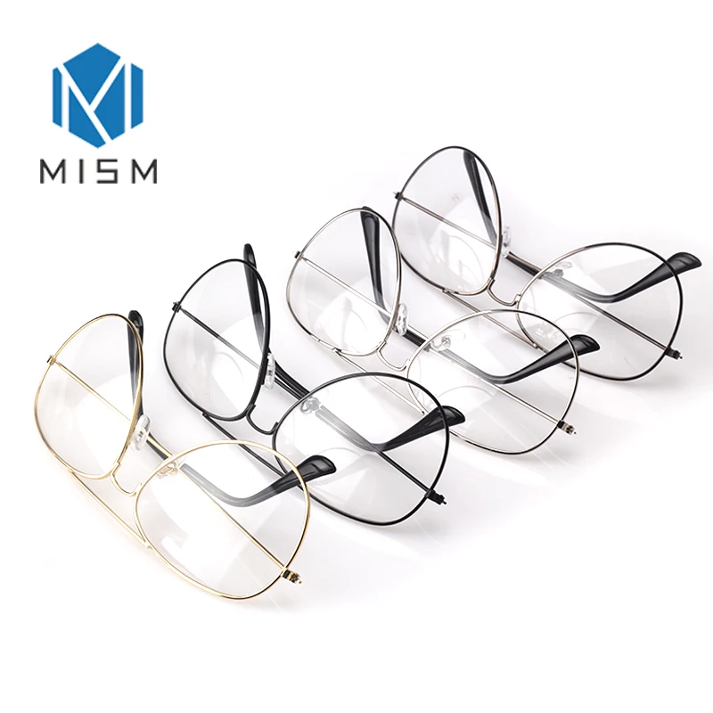 M MISM Женские уникальные большие металлические очки винтажные женские ретро в