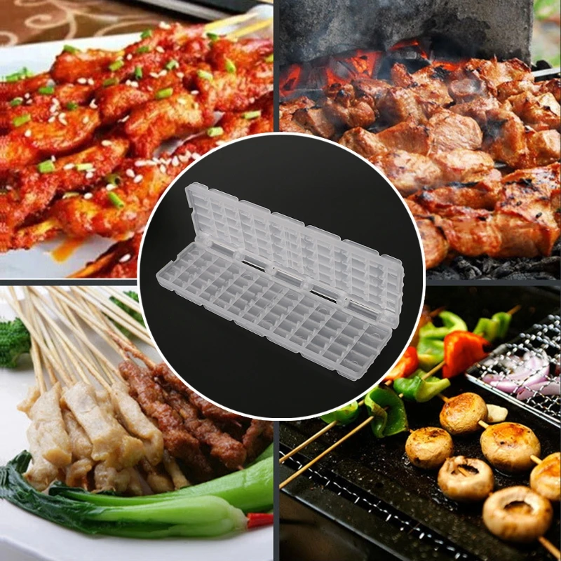 BBQ Barbecue Meat Skewer Machine Roast String Device Portable Kebab Maker Tool | Дом и сад