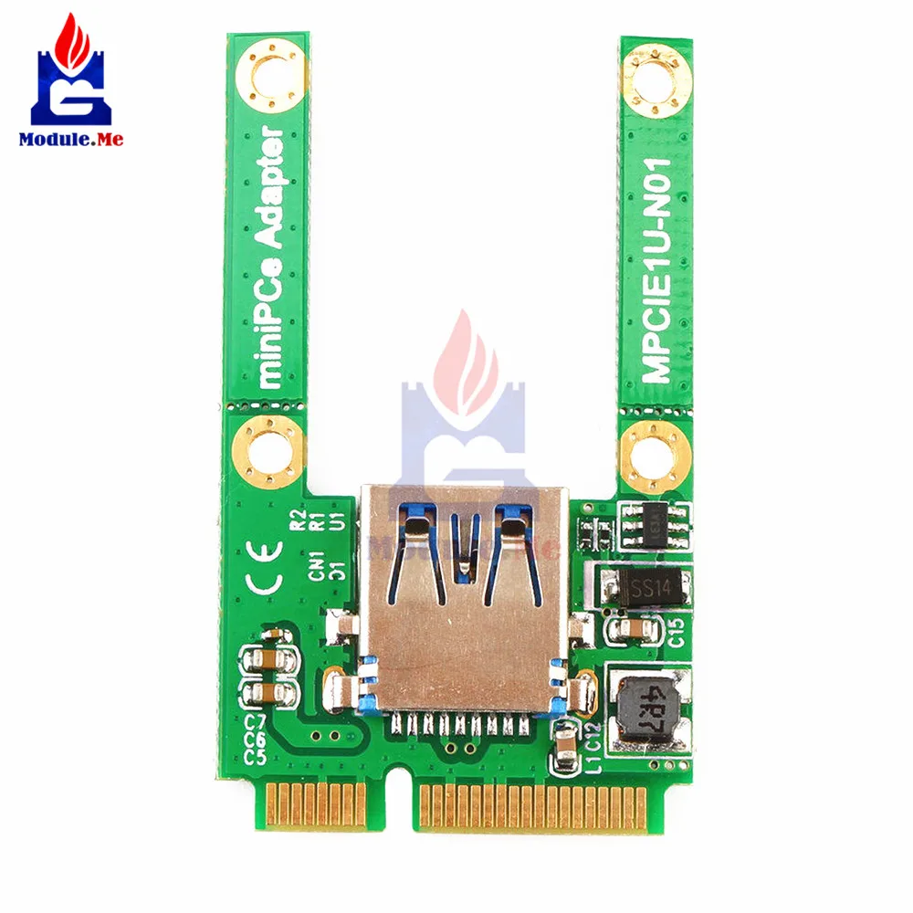 Мини PCI-E слот для карты расширения к USB 2 0 интерфейсный адаптер переходная карта |