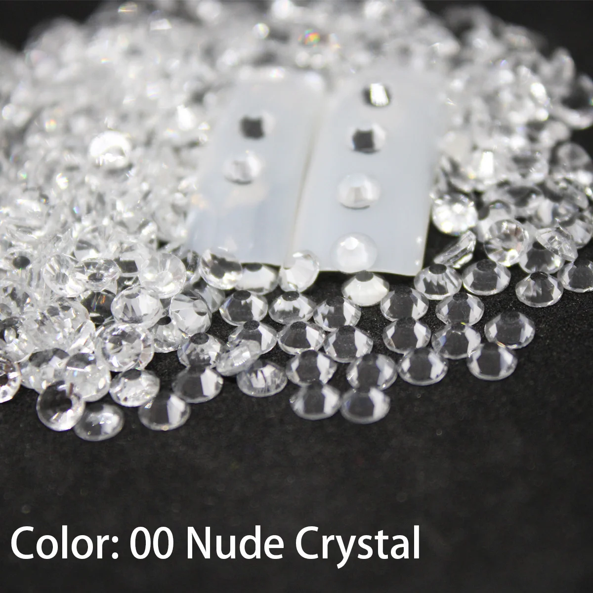 

Nail Rhinestones for Nail Art Crystal Glass Stones 3D Nail Art Decoration SS3-SS10 Flat Back Non Hot Fix Gems nails accessoires